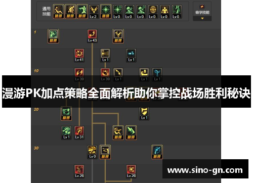 漫游PK加点策略全面解析助你掌控战场胜利秘诀 漫游PK加点策略全面解析助你掌控战场胜利秘诀
